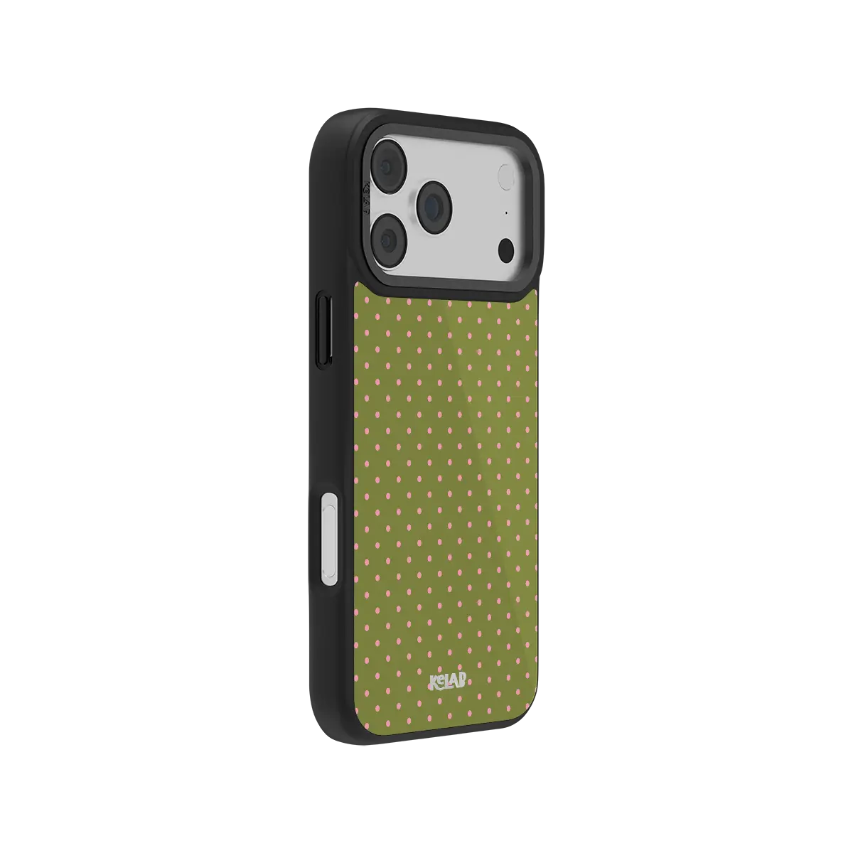 Matcha Bloom | Green Polka Dot iPhone Case