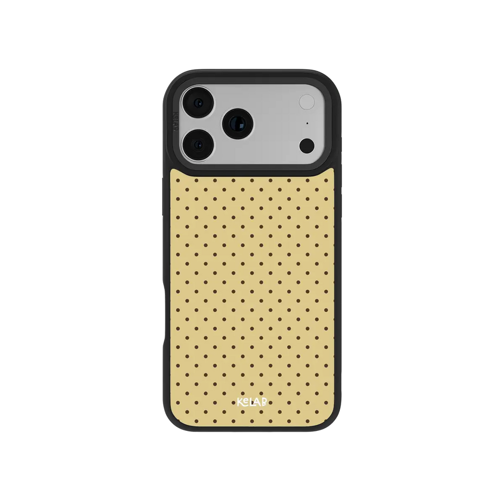 Butterscotch | Yellow Polka Dot iPhone Case