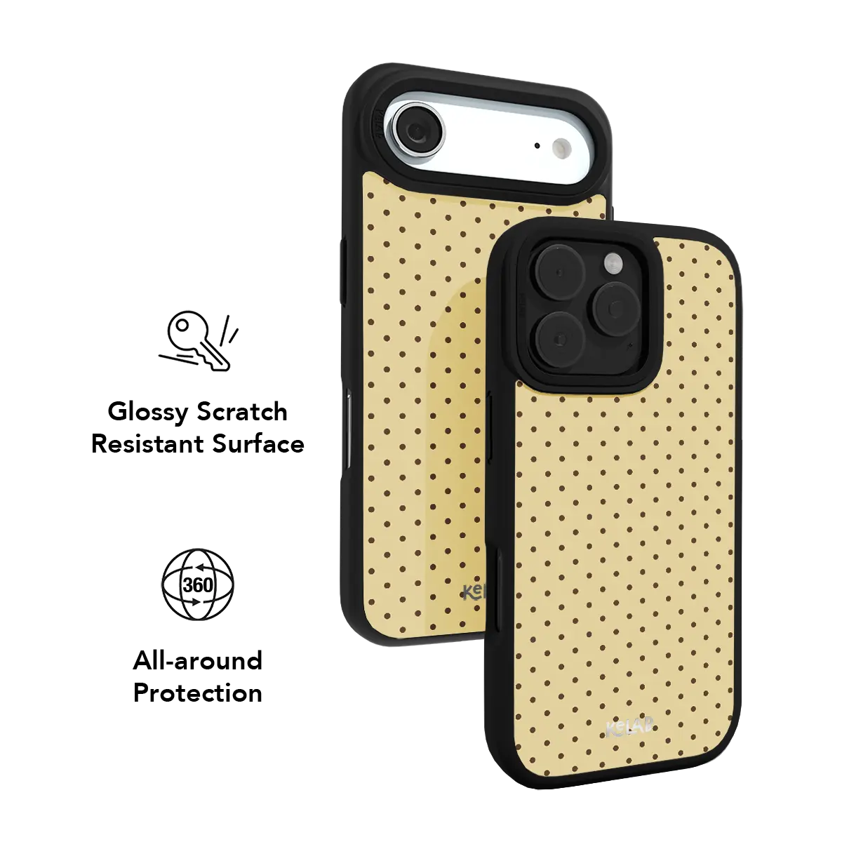 Butterscotch | Yellow Polka Dot iPhone Case