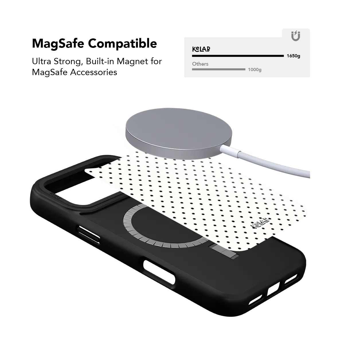 Ivory Ink | White Polka Dot iPhone Case