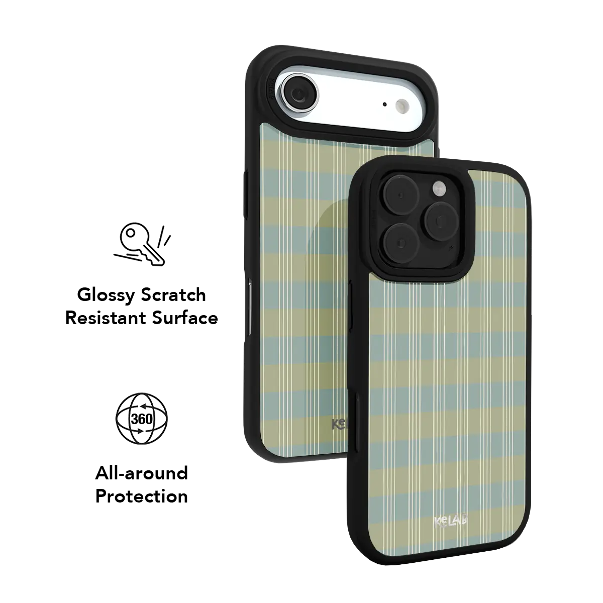 Meadowbrook | Sage Green Tartan Plaid iPhone Case