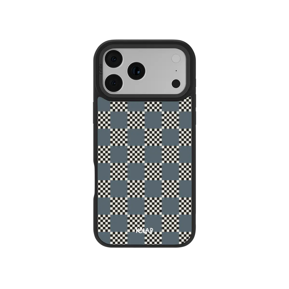 Chambray | Blue Checkerboard iPhone Case