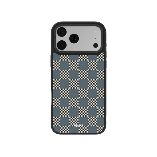Chambray | Blue Checkerboard iPhone Case
