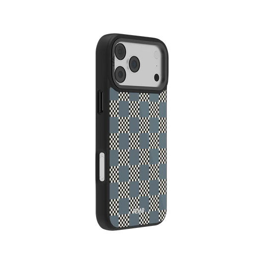 Chambray | Blue Checkerboard iPhone Case