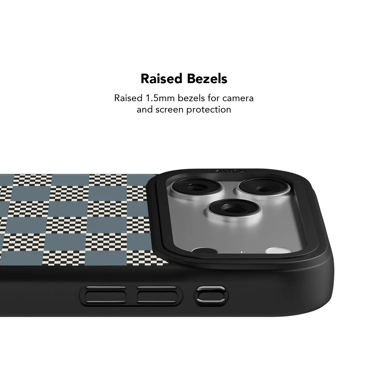 Chambray | Blue Checkerboard iPhone Case