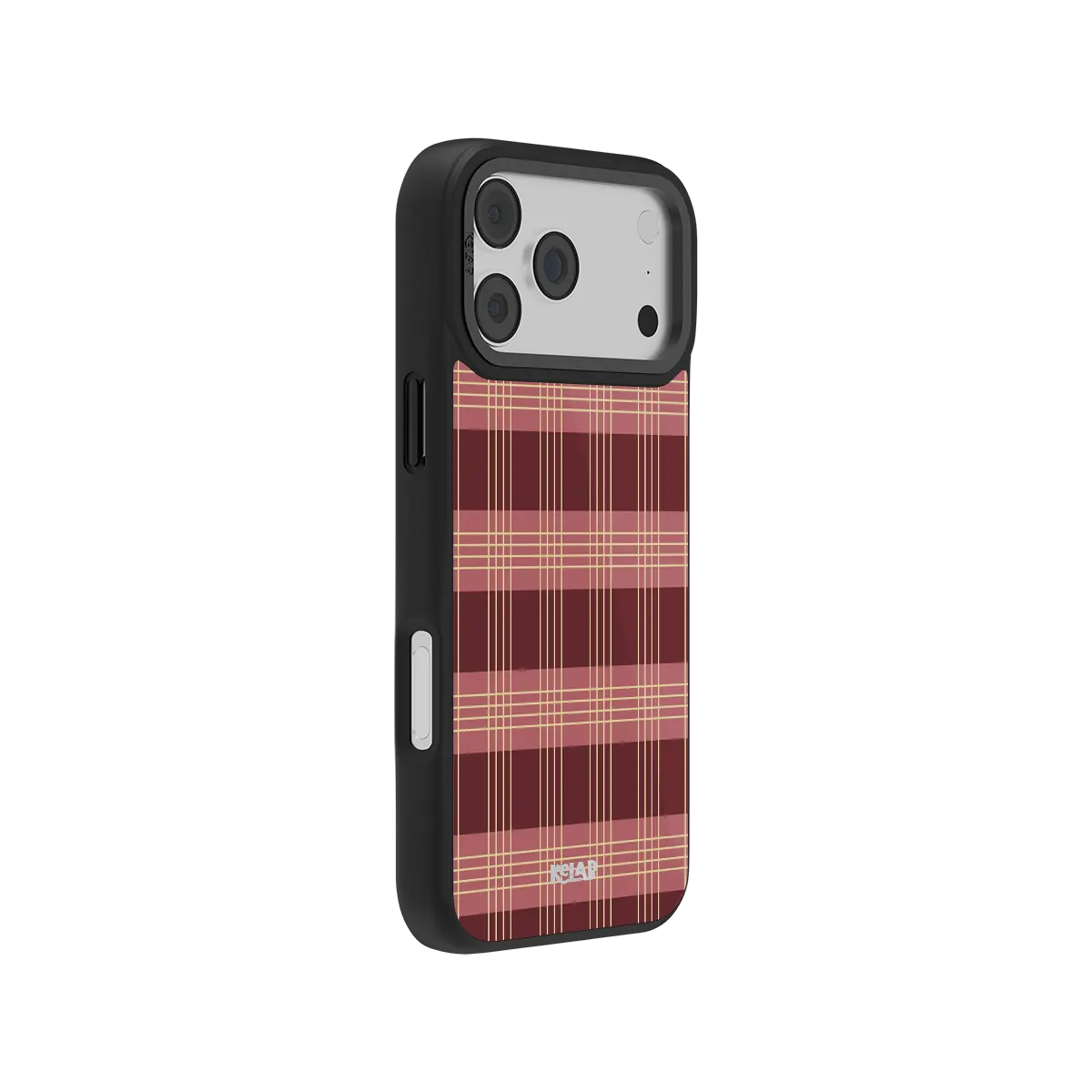 Claret | Burgundy Tartan Plaid iPhone Case