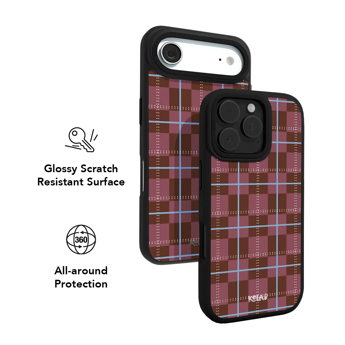 Braemar | Maroon Tartan Plaid iPhone Case