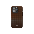 Harvest Weave | Brown Houndstooth Phone Case