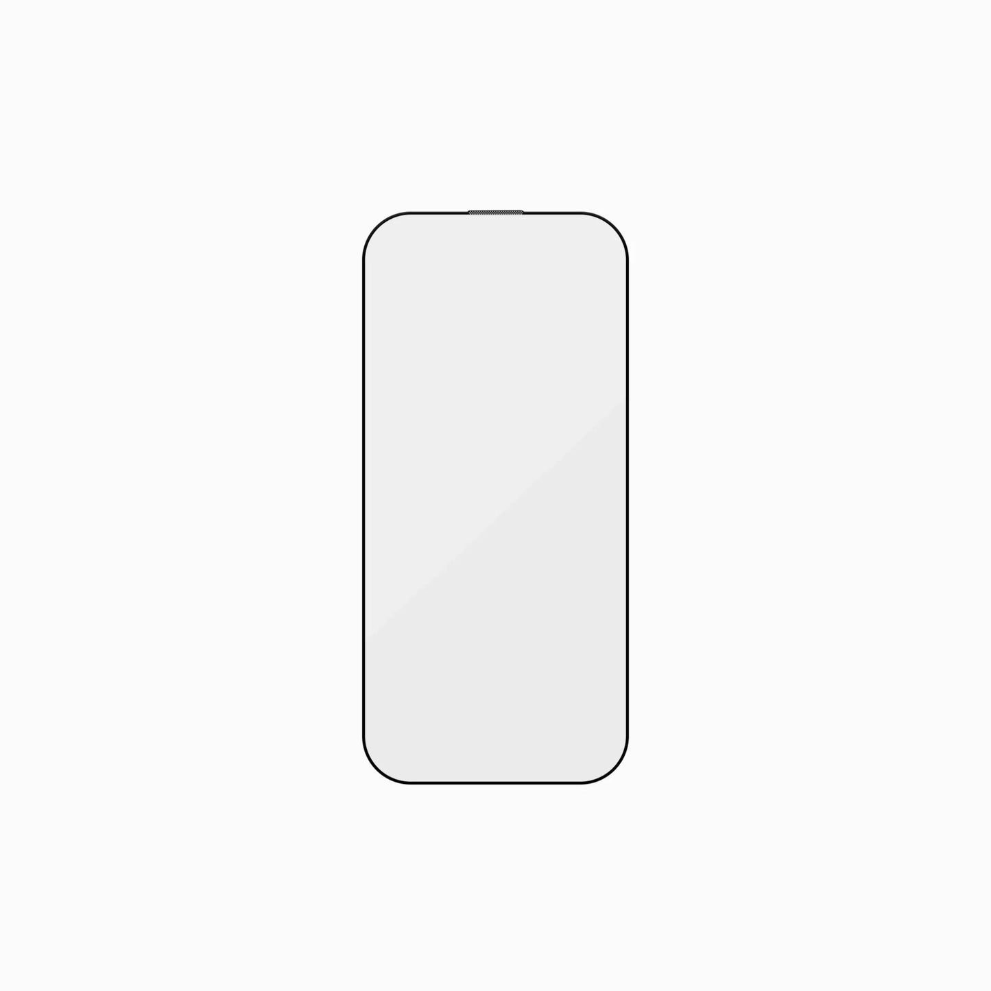 Ultra-thin KELAB tempered glass screen protector for iPhone with 9H hardness and oleophobic coating for scratch and smudge resistance.