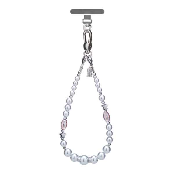 Starry Night Beaded Phone Charm – front view