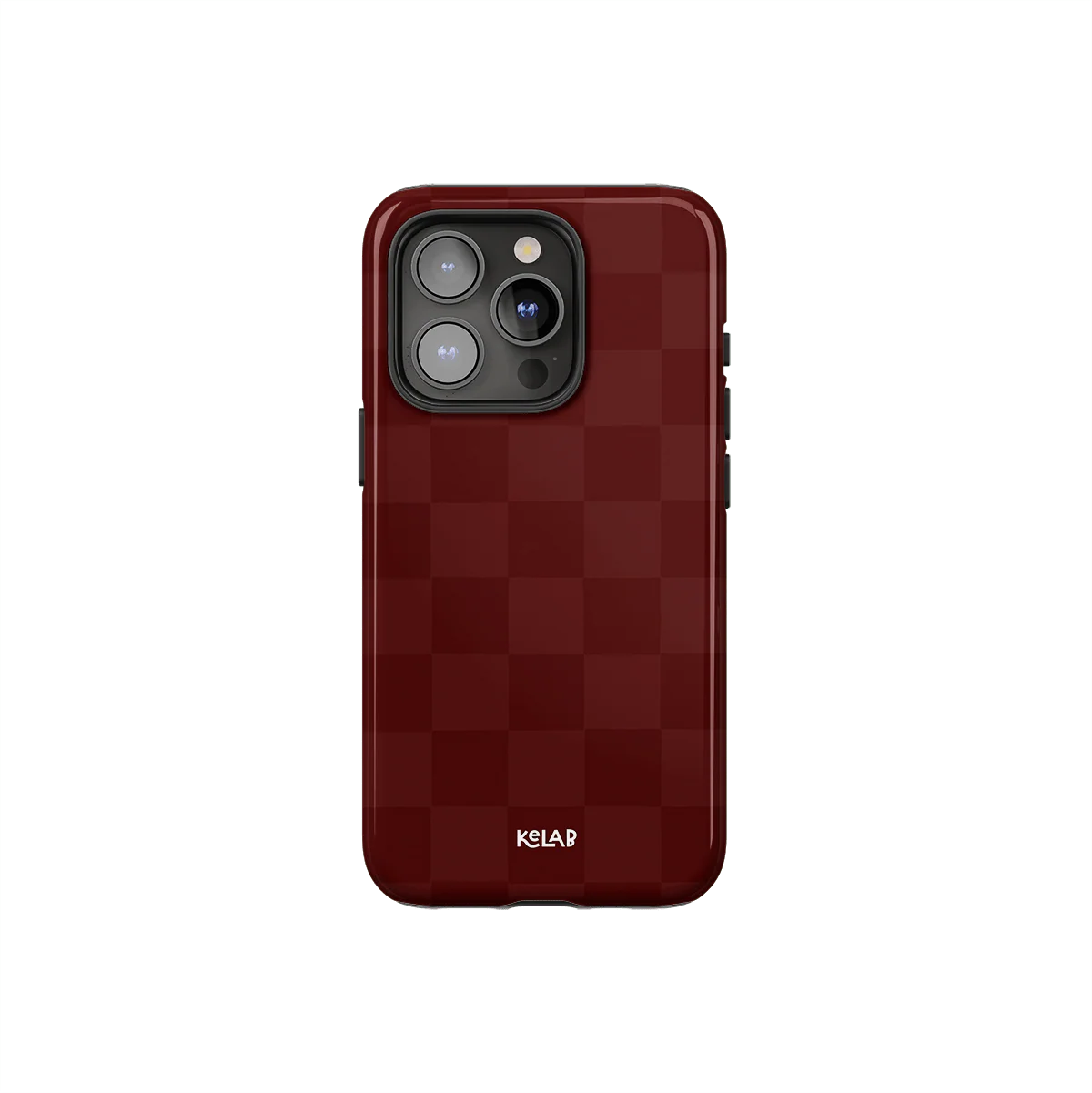 Burgundy Checkerboard Phone Case Burgundy Checkerboard Phone Case