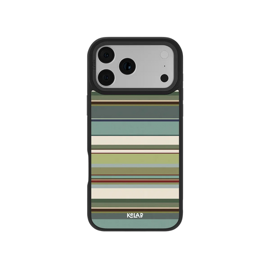 Sagebrush | Sage Green Multi-Stripe iPhone Case