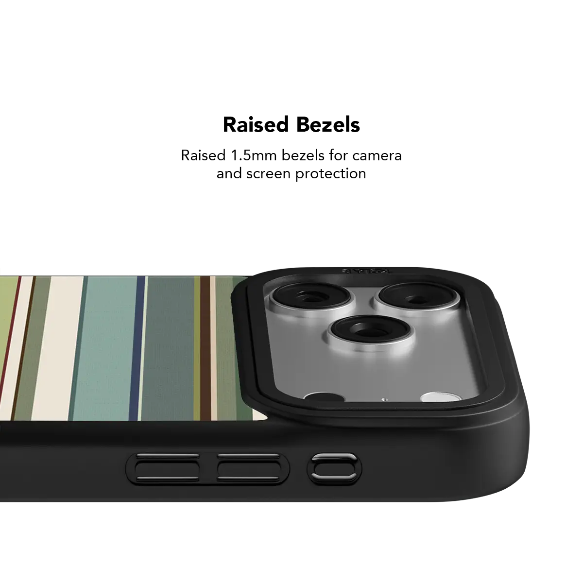 Sagebrush | Sage Green Multi-Stripe iPhone Case