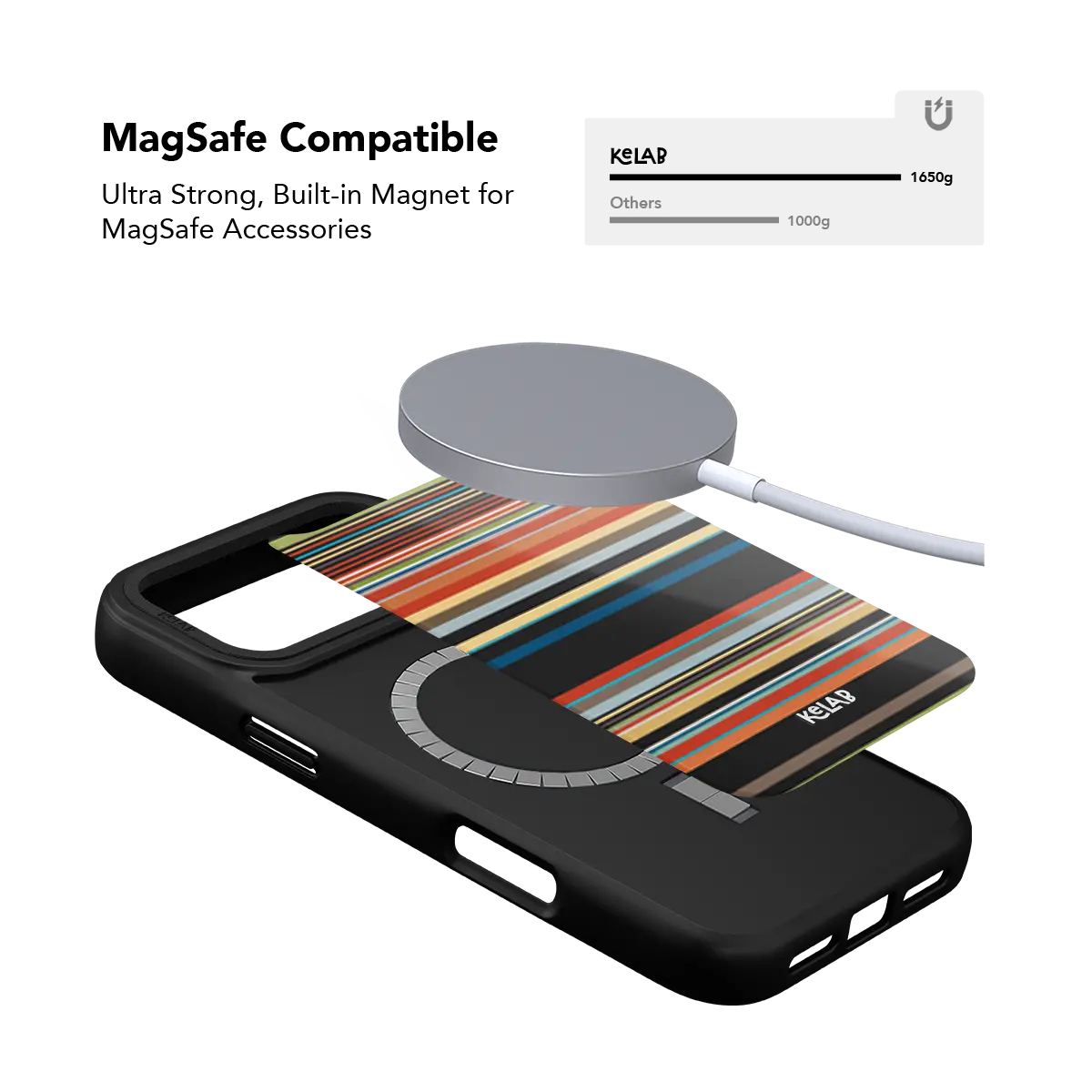 Carnaby | Colourful Multi-Stripe iPhone Case