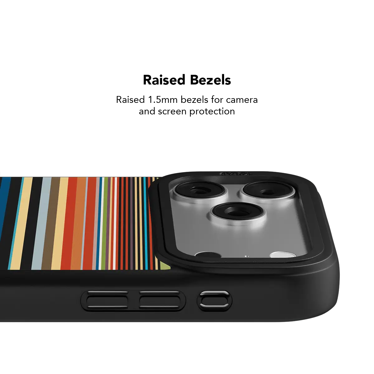 Carnaby | Colourful Multi-Stripe iPhone Case