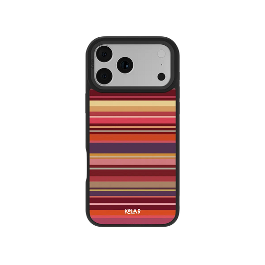 Marrakesh | Warm Red Multi-Stripe iPhone Case