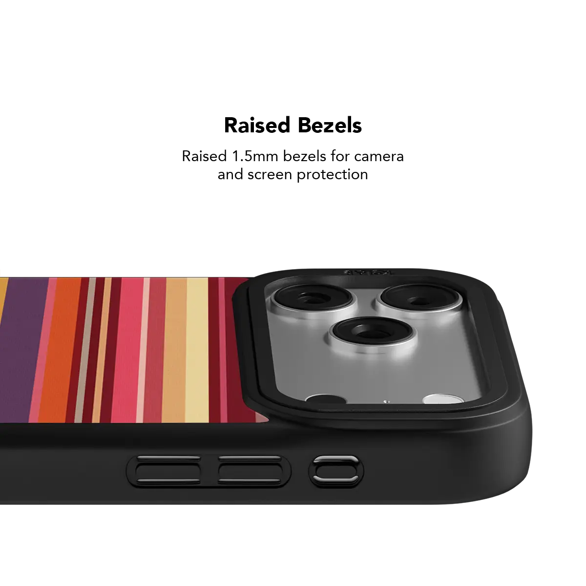 Marrakesh | Warm Red Multi-Stripe iPhone Case