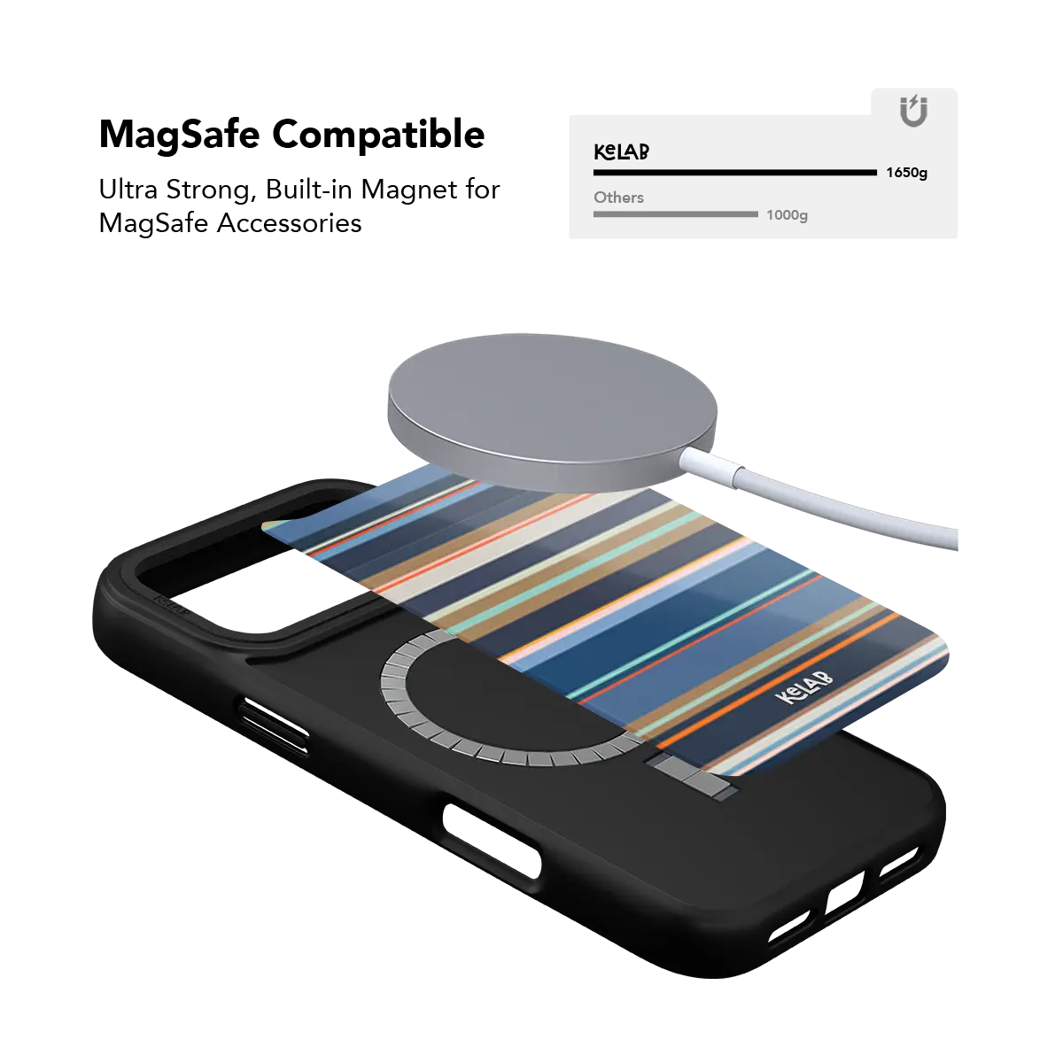 Regatta | Navy Nautical Multi-Stripe iPhone Case