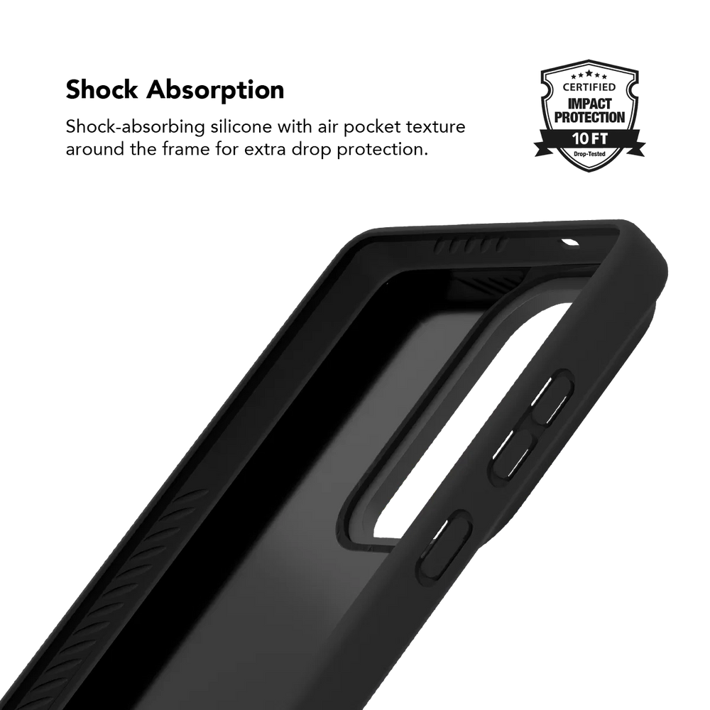 Watercolor Landscape Art Samsung Galaxy case, inside view showing the shock-absorbing liner