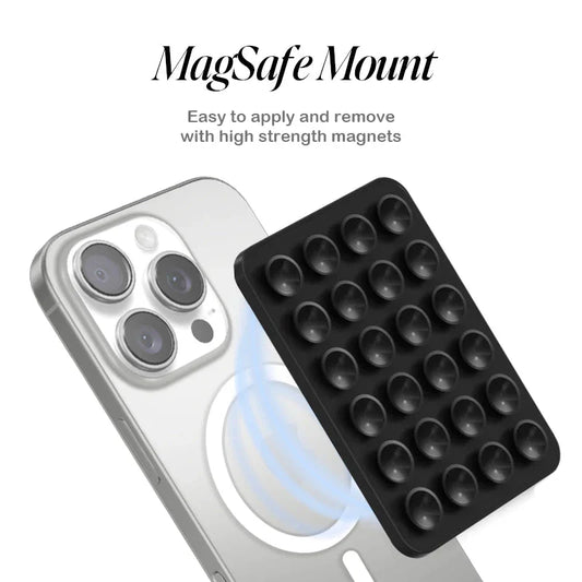 Silicone Suction Phone Mount with MagSafe Compatibility - KELAB
