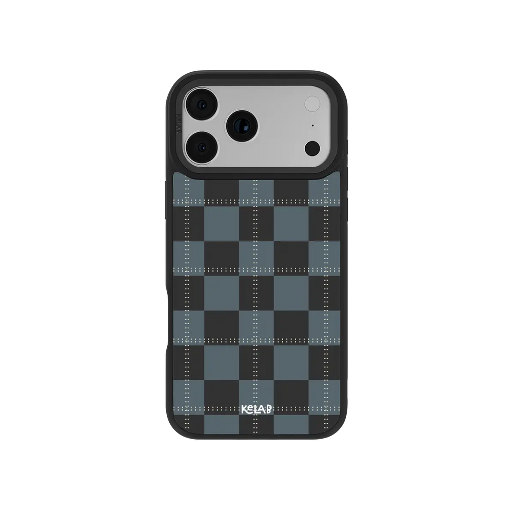 Balmoral | Blue & Charcoal Tartan Plaid iPhone Case
