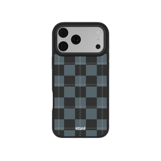 Balmoral | Blue & Charcoal Tartan Plaid iPhone Case