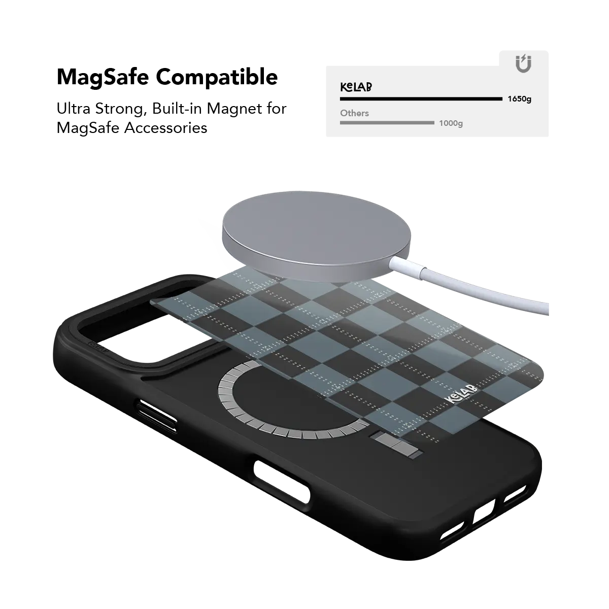 Balmoral | Blue & Charcoal Tartan Plaid iPhone Case