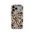 Arctic Aristocrat | Beige Cheetah Print iPhone Case