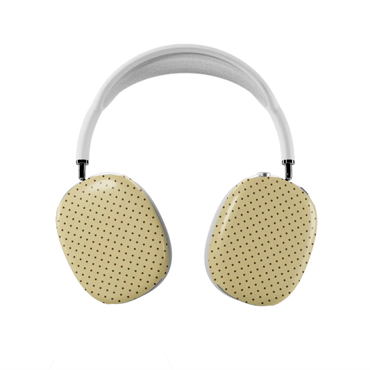 Toasted Sesame | Yellow Polka Dot AirPods Max Case