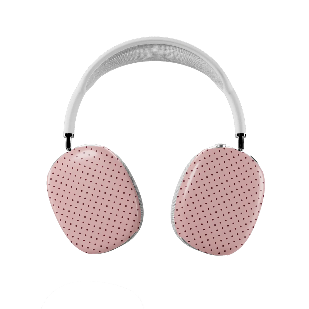 Desert Peony | Pink Polka Dot AirPods Max Case