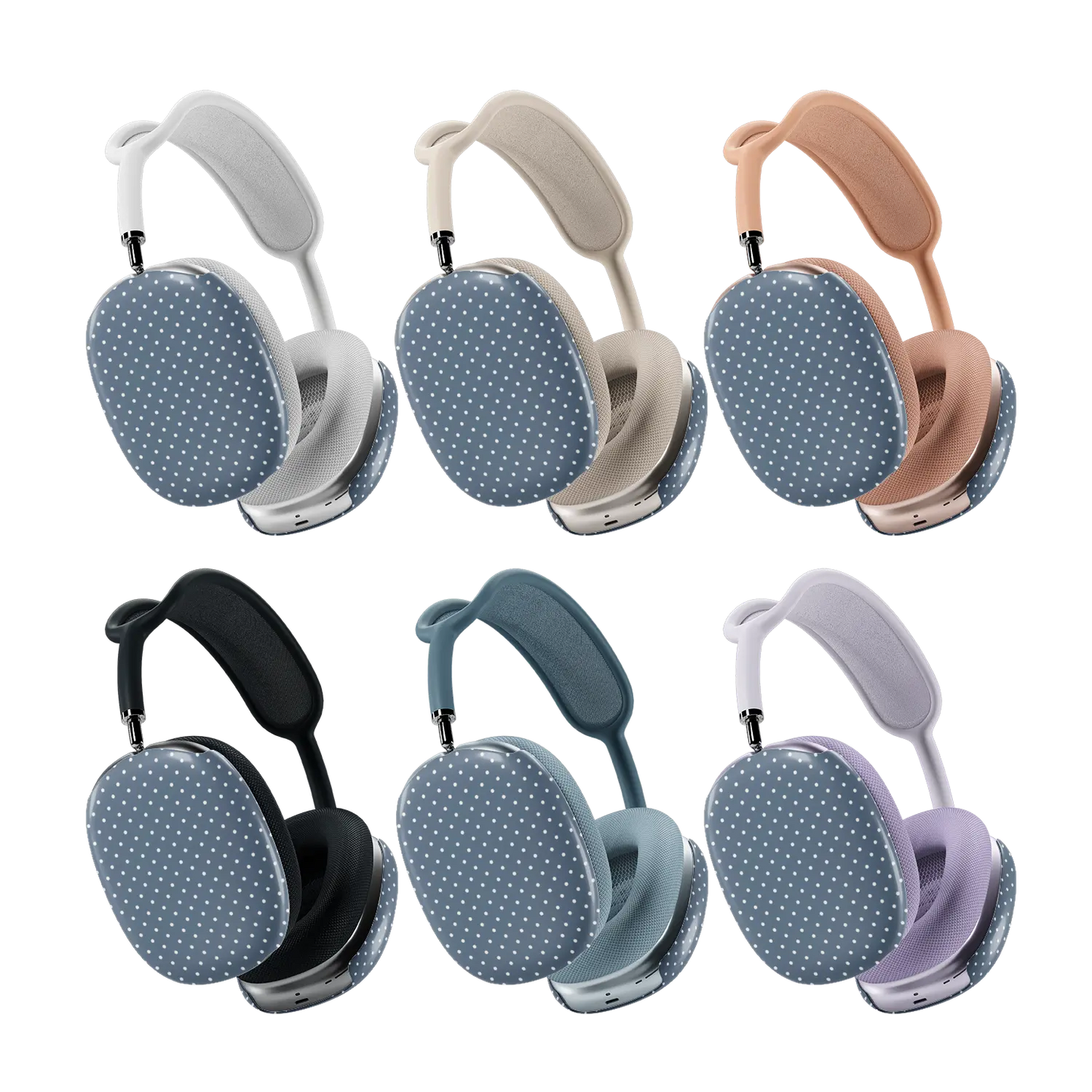 Fog Drift | Blue Polka Dot AirPods Max Case