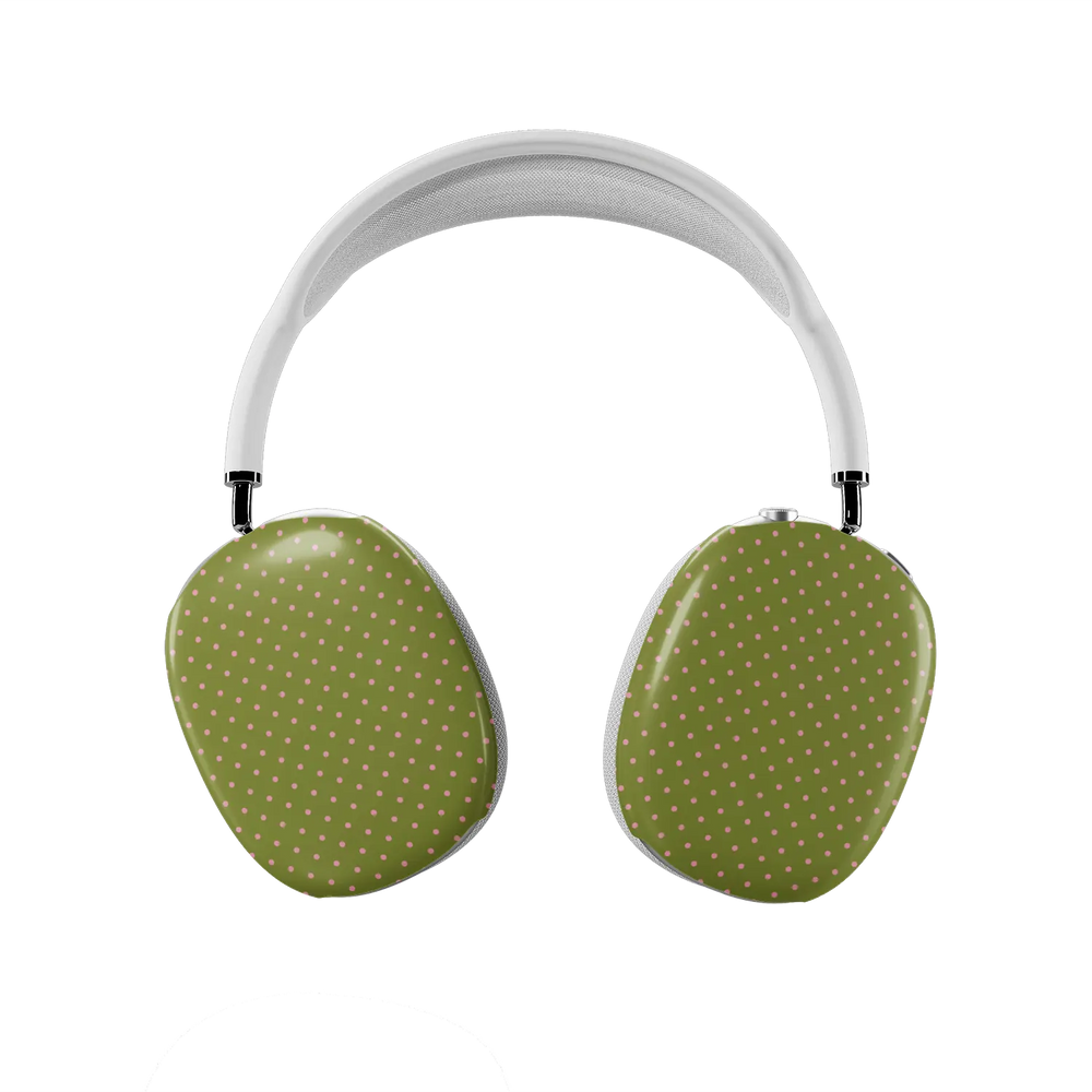 Pistachio Rose | Green Polka Dot AirPods Max Case
