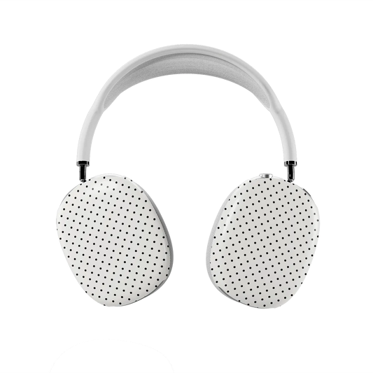 Ivory Ink | White Polka Dot AirPods Max Case