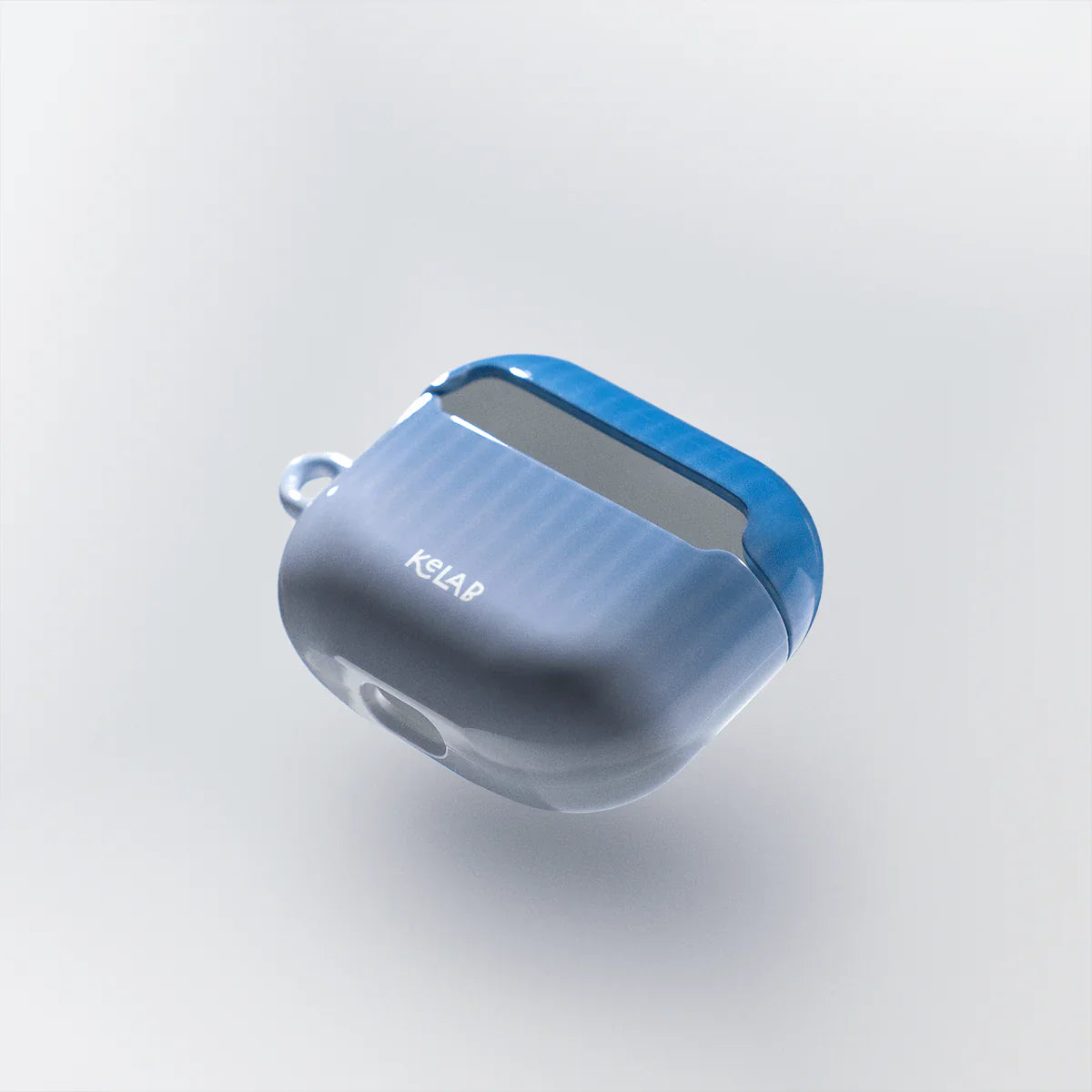 Twilight Cascade | Tinted Veil Series Blue AirPods Case - KELAB